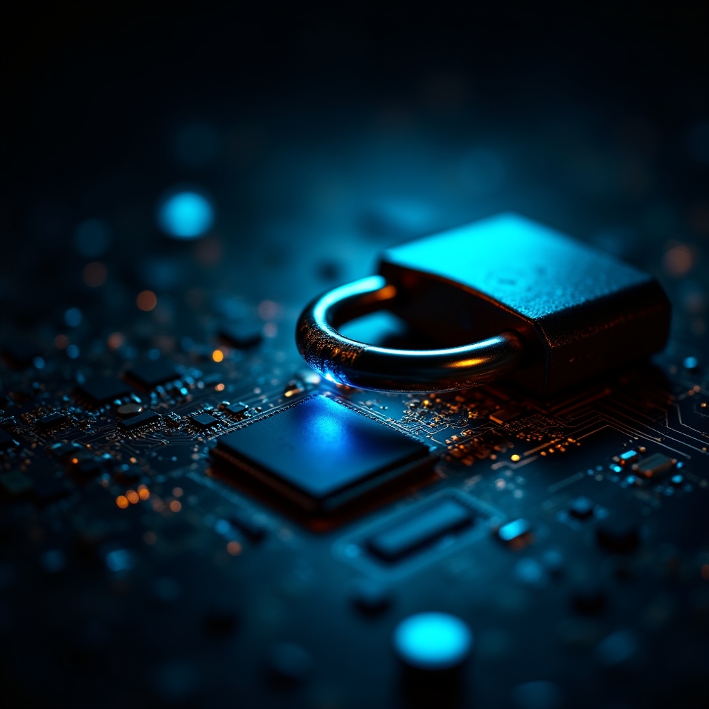 Visual representation of multi-layer encryption protecting digital asset transactions